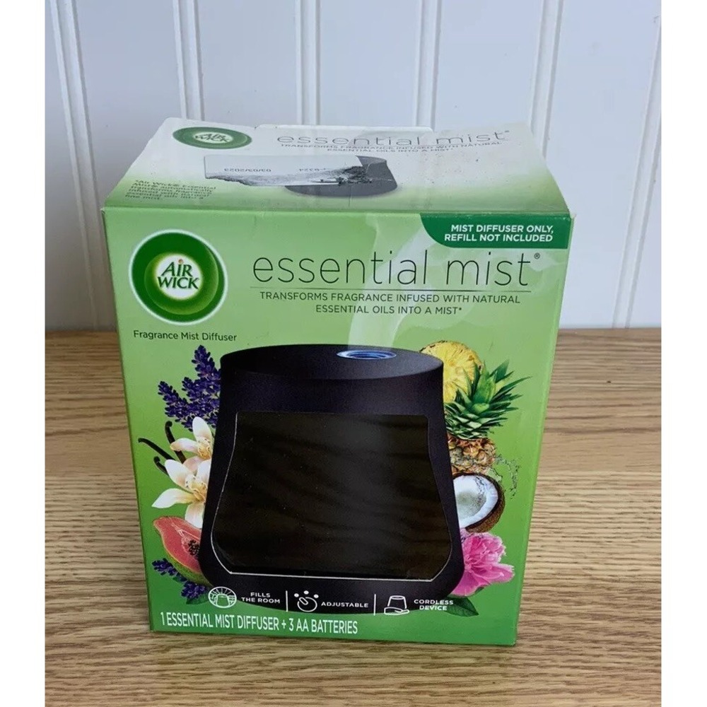 Air Wick Essential Fragrance Oil Mist Diffuser 3 Adjustable Settings